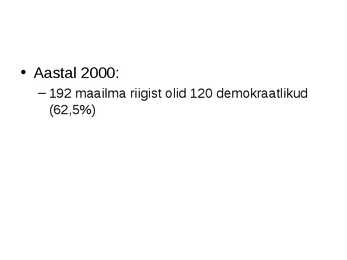 Demokraatia levik #10