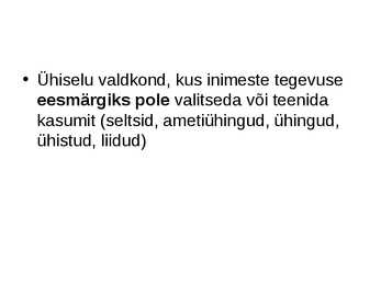 Kodanikuühiskond #2