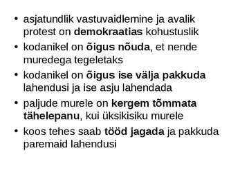 Kodanikuühiskond #7