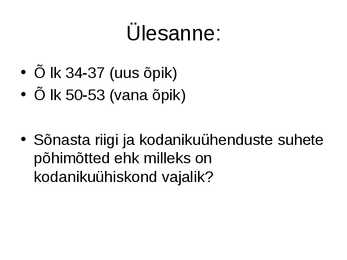 Kodanikuühiskond #8