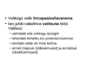 Kohalik omavalitsus #19