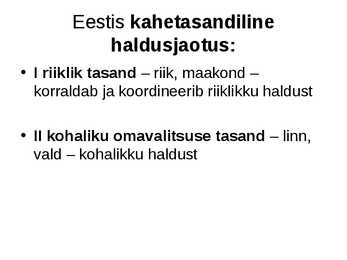 Kohalik omavalitsus #7
