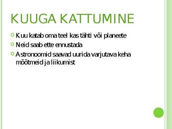 Varjutused-kuu faasid #12