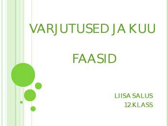 Varjutused-kuu faasid