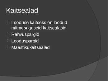 Looduskaitse #4