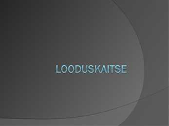 Looduskaitse
