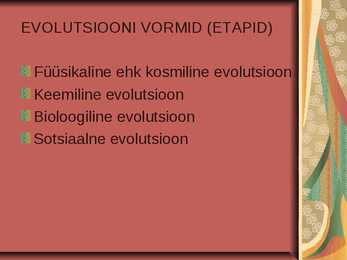 Evolutsioon #5