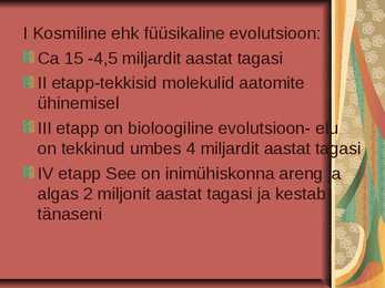 Evolutsioon #6