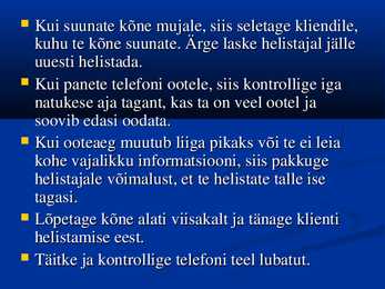 Telefonisuhtlus #5