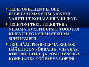 Telefonisuhtlus #6