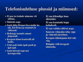 Telefonisuhtlus #8