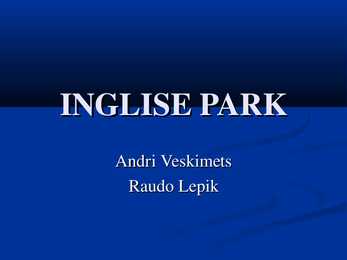 Inglise park