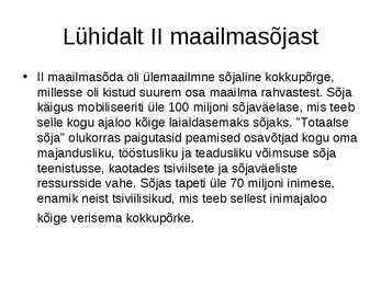 II maailmasõda #2