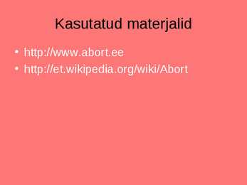 Esitlus abordist #6