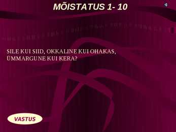 Eesti keele mõistatused #8