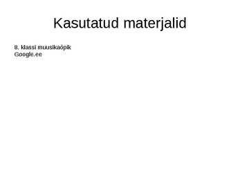 Muusikatööstus ja äri #6