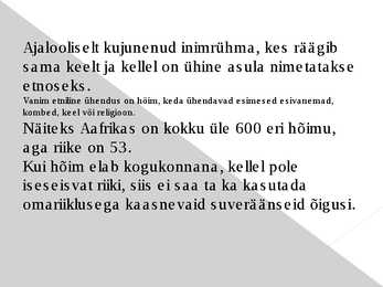 Rahvastuku etniline struktuur #2