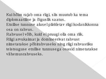 Rahvastuku etniline struktuur #3