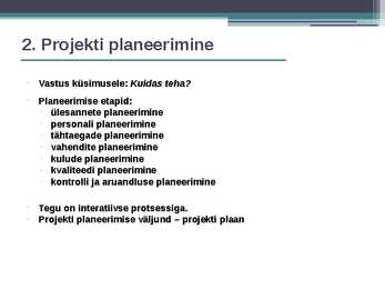 Projektijuhtimne #14