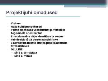 Projektijuhtimne #6