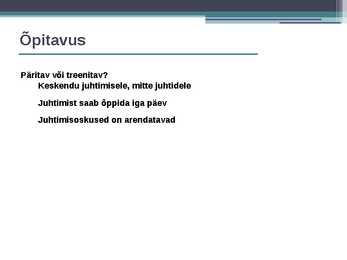 Projektijuhtimne #7