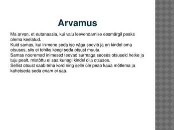Eutanaasia #5
