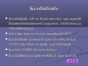 Krediidiinfo #2