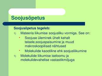 Molekulaarfüüsika #2