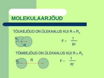 Molekulaarfüüsika #16