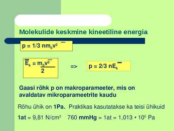 Molekulaarfüüsika #23