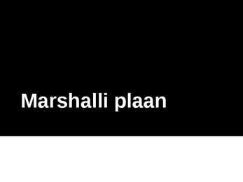 Marshalli plaan