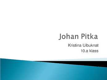 Johan Pitka