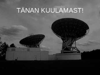 Maavälise elu otsingud-SETI programmi ülevaade #11