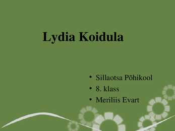 Lydia Koidula