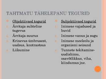 Tähelepanu-presentatsioon #5