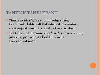 Tähelepanu-presentatsioon #6