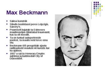 Max Beckmann #2