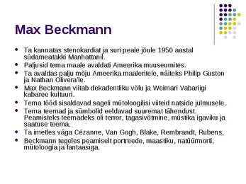 Max Beckmann #4