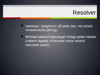 Domain Name System-esitlus #14