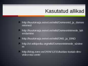 Domain Name System-esitlus #18