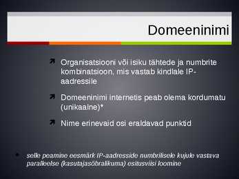 Domain Name System-esitlus #6