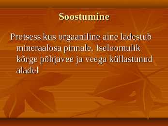 Mullahorisondid ja iseloomustus--pedosfäär- #14