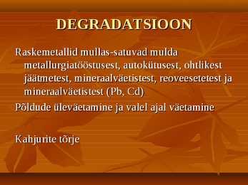 Mullahorisondid ja iseloomustus--pedosfäär- #25