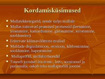 Mullahorisondid ja iseloomustus--pedosfäär- #28