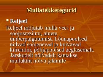 Mullahorisondid ja iseloomustus--pedosfäär- #4