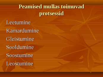 Mullahorisondid ja iseloomustus--pedosfäär- #9