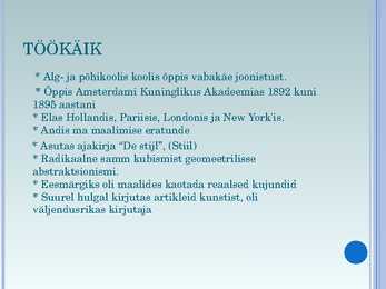 Piet modrian #3