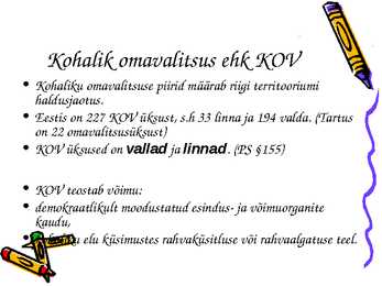 Kohalikud omavalitsused #2