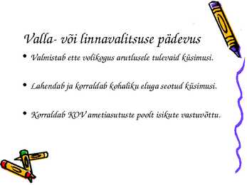 Kohalikud omavalitsused #6