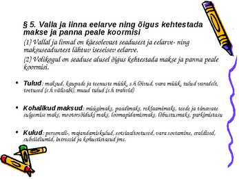 Kohalikud omavalitsused #7
